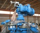 Used Pfaudler Glass Lined Reactor, 100 gallon, model E32-100-100-150. 32