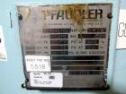 Used Pfaudler Glass Lined Reactor, 100 Gallon, 3315 Glass. Removable dome top, dish bottom. Internal rated 25 psi & Full Vacuum at 650 degrees F. Jacket rated 75 psi at 350 degrees F. Mounted on legs...