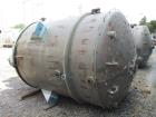 Used Pfaudler Glass Lined Reactor, 2000 Gallon. Internal rated 100 psi & Full Vacuum at 450 degrees F. Jacket rated 90 psi at 500 degrees F. 20hp Pfaudler RW agitator drive with mechanical seal, 230/...