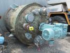 Used Pfaudler Glass Lined Reactor, 2000 Gallon. Internal rated 100 psi & Full Vacuum at 450 degrees F. Jacket rated 90 psi at 500 degrees F. 20hp Pfaudler RW agitator drive with mechanical seal, 230/...