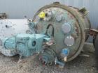 Used Pfaudler Glass Lined Reactor, 2000 Gallon. Internal rated 100 psi & Full Vacuum at 450 degrees F. Jacket rated 90 psi at 500 degrees F. 20hp Pfaudler RW agitator drive with mechanical seal, 230/...