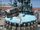 Used Pfaudler Glass Lined Reactor, 100 Gallon. Internal rated 150 psi & Full Vacuum at 450 degrees F, vessel top rated 100 psi & Full Vacuum at 450 degrees F. Jacket rated 150 psi at 520 degrees F. 2...
