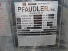 Used Pfaudler Glass Lined Reactor, 100 Gallon. Internal rated 150 psi & Full Vacuum at 450 degrees F, vessel top rated 100 psi & Full Vacuum at 450 degrees F. Jacket rated 150 psi at 520 degrees F. 2...