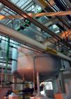 Used Pfaudler glass lined reactor, 2,000 gallon, rated full vacuum/100 psi @ 450 degrees F internal, jacketed for 90 psi @ 450 degrees F, with 3 blade retreat curve agitator, serial# J046932, built 2...