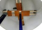 Used Pfaudler Glass Lined Reactor, 300 Gallon, 9125 Glass, Vertical.