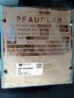 Used Pfaudler Glass Lined Reactor, 300 Gallon, 5015 Glass, Vertical. Internal rated 100 psi & Full Vacuum at 450 degrees F. Jacket rated 100 psi at 450 degrees F. 4 DTW Pfaudler agitator drive with m...