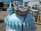Used Pfaudler Glass Lined Reactor, 100 Gallon, 9115 Glass. Internal rated 150 psi & Full Vacuum at 450 degrees F. Jacket rated 90 psi at 450 degrees F. 5hp DTW Pfuadler agitator drive with mechanical...