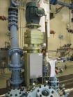 Used Pfaudler Glass Lined Reactor, 200 Gallon, Type 9119 Glass. Internal rated 150 psi and full vacuum at 450 degrees F, jacket rated 100 psi at 450 degrees F. Pfaudler VMX 250 agitator drive, cartri...