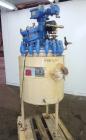 Used 30 Gallon Pfaudler Clamp Top Glass Lined Reactor