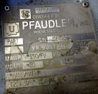 Used Pfaudler Clamp Top Glass Lined Reactor, 20 Gallon, 9115 Blue Glass, Vertical.  Approximately 20