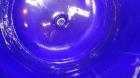 Used Pfaudler Clamp Top Glass Lined Reactor, 20 Gallon, 9115 Blue Glass, Vertical.  Approximately 20