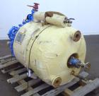 Used 100 Gallon Pfaudler Clamp Top Glass Lined Reactor 