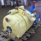 Used 100 Gallon Pfaudler Clamp Top Glass Lined Reactor 
