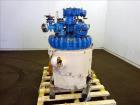 Used Pfaudler Clamp Top Glass Lined Reactor, 50 Gallons