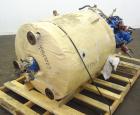 Used Pfaudler Clamp Top Glass Lined Reactor, 100 Gallon, 9119 Blue Glass, Vertical.  Approximately 30