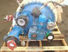 Used Pfaudler Clamp Top Glass Lined Reactor, 100 Gallon, 9119 Blue Glass, Vertical.  Approximately 30