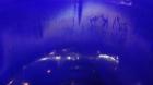 Used Pfaudler Clamp Top Glass Lined Reactor, 100 Gallon, 9119 Blue Glass, Vertical.  Approximately 30