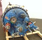 Used Pfaudler Clamp Top Glass Lined Reactor, 200 Gallons, 9115 Blue Glass, Vertical.  Approximately 40