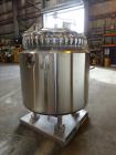 Used Pfaudler Glass-Lined Reactor, 200 Gallon, 316L Stainless Steel, Vertical.