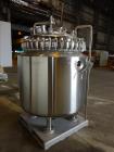 Used Pfaudler Glass-Lined Reactor, 200 Gallon, 316L Stainless Steel, Vertical.