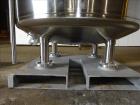 Used Pfaudler Glass-Lined Reactor, 200 Gallon, 316L Stainless Steel, Vertical.