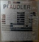 Used Pfaudler Glass-Lined Reactor, 200 Gallon, 316L Stainless Steel, Vertical.