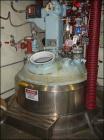 USED: 500 gallon Pfaudler glass lined reactor rated 100 psi @ 450 deg F internal, jacketed for 100 psi @ 450 deg F. 3.5 RW Pfaudleragitator drive with mechanical seal, 5 hp 460 volt XP motor, 4 blade...