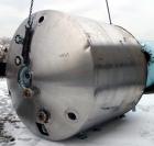 USED: Pfaudler glass lined reactor body, 1500 gallon, 9129 white  glass, vertical. 78