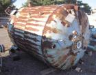 Used Pfaudler Glass Lined Reactor, 1000 gallon, 5025 white glass with calibration lines. Approximately 5' diameter x 6' straight side, dished top and bottom. Jacketed. FDWV52300-7B drive, 15 to 1 rat...