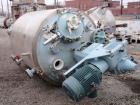 Used Pfaudler K Series Glass Lined Reactor, 1000 Gallon, 9129 White Glass, Model RS-60-1000-125-100. 60