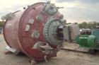 Used Dedietrich SA Glass Lined Lethal Service Reactor, 3000 gallon, 3009 white glass with calibration lines. Approximately 98