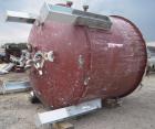 Used- Dedietrich SA Glass Lined Lethal Service Reactor, 3000 gallon, 3009 white glass with calibration lines. Approximately ...