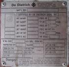 Used Dedietrich SA Glass Lined Lethal Service Reactor, 3000 gallon, 3009 white glass with calibration lines. Approximately 98