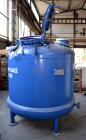 Used Tycon 2834L Glass-Lined Reactor – 748 Gallon, Blue Glass, Vertical, 6-Bar Jacket