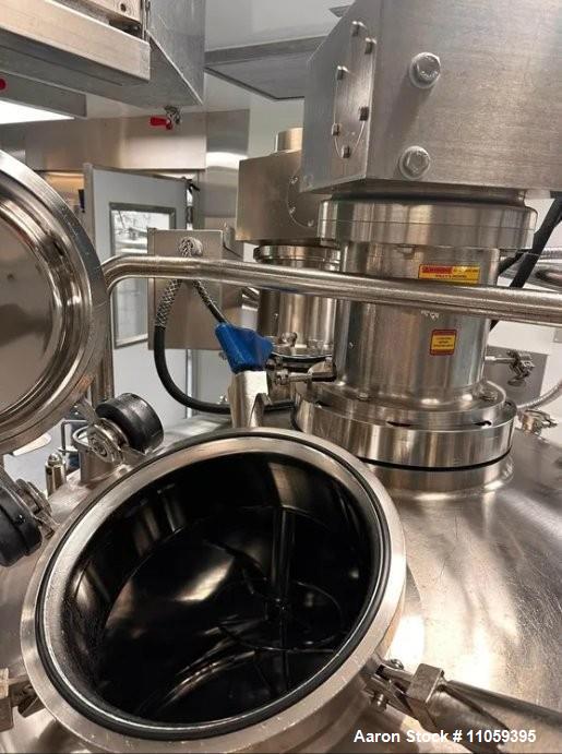 Used Holloway 850 Liter (225) Gallon Sanitary Reactor with Double Motion Agitation. 316L Stainless Steel. Internal rated 35 / Full Vacuum PSI @ 300 degrees F. Jacket rated 200 / FV PSI @ 300 degrees ...