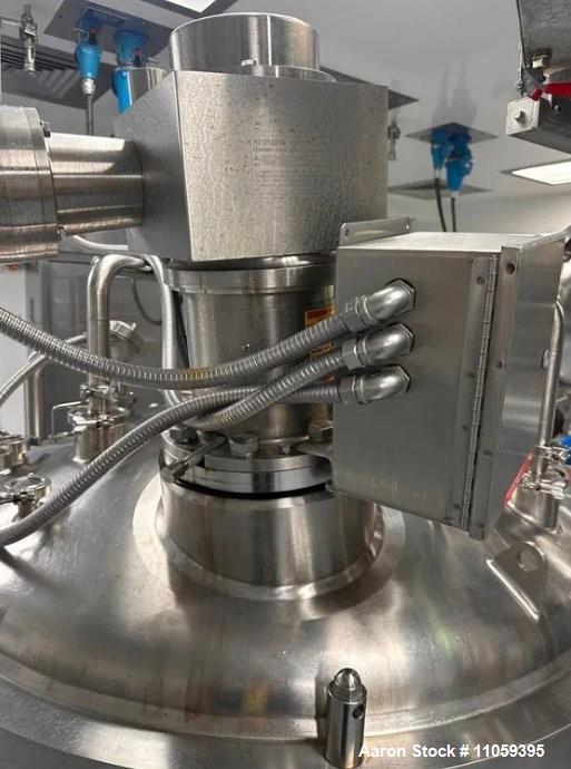 Used Holloway 850 Liter (225) Gallon Sanitary Reactor with Double Motion Agitation. 316L Stainless Steel. Internal rated 35 / Full Vacuum PSI @ 300 degrees F. Jacket rated 200 / FV PSI @ 300 degrees ...