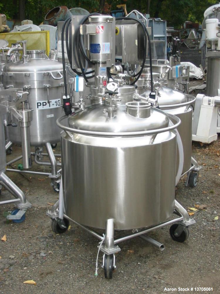 Used- 60 Gallon Vertical Jacketed Dual Agitated Reactor