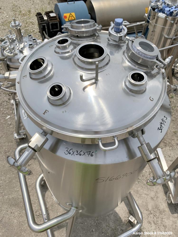 Used Baumgartner & Co 186 Liter (49 Gallon) Stainless Steel Reactor
