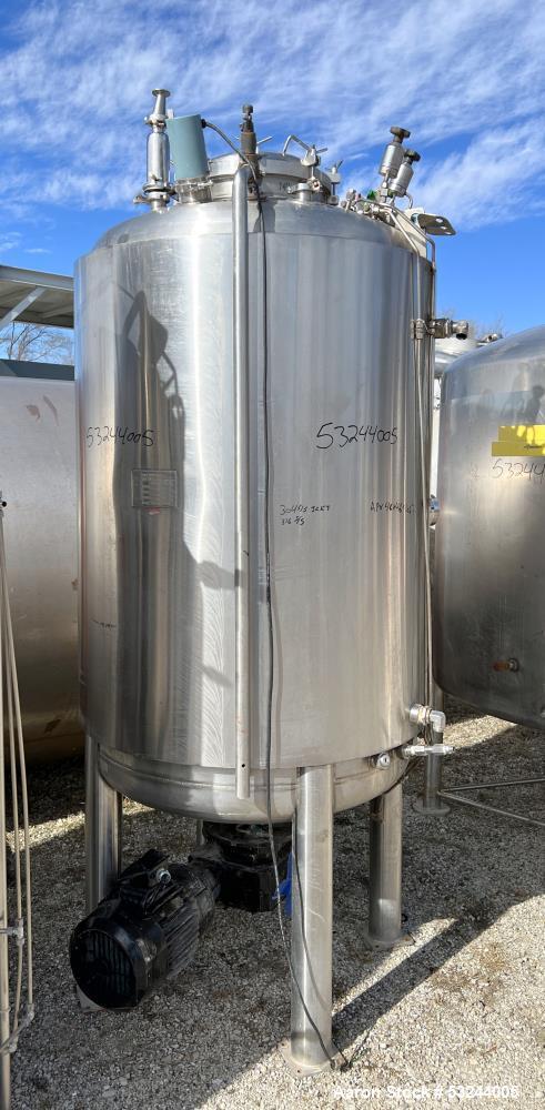 IAF 300 Gallon 316 Stainless Steel Agitated Fermentor / Reactor