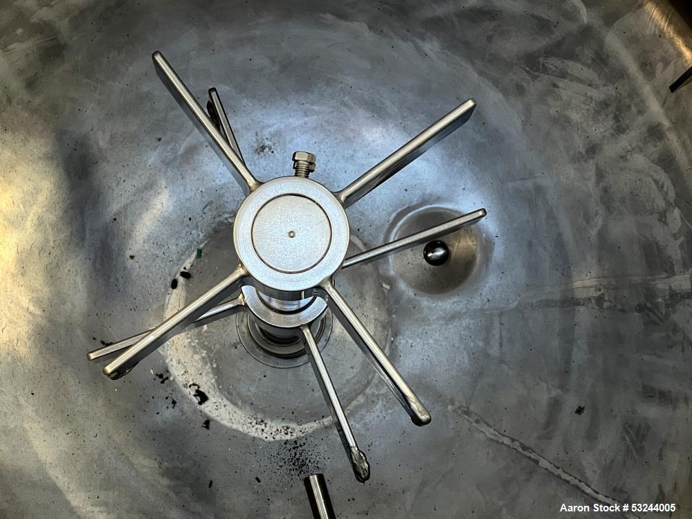 IAF 300 Gallon 316 Stainless Steel Agitated Fermentor / Reactor