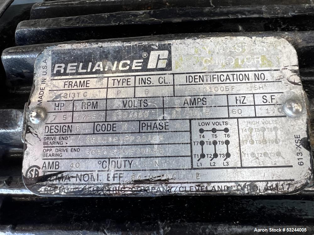 IAF 300 Gallon 316 Stainless Steel Agitated Fermentor / Reactor