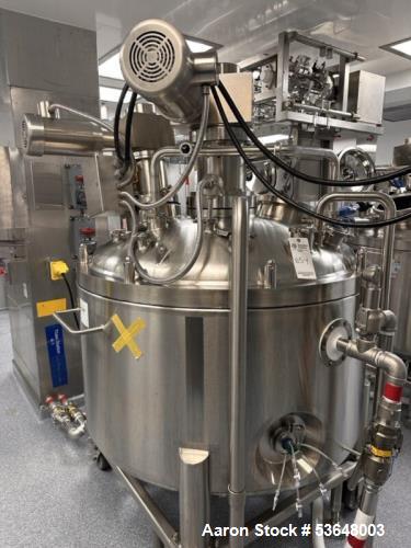 Used 225 Gallon Holloway Precision 316L Stainless Steel Reactor