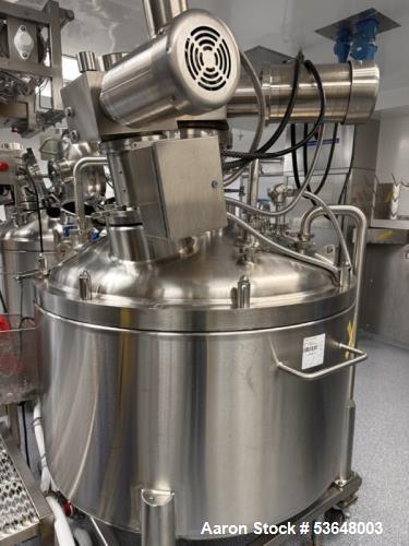 Used 225 Gallon Holloway Precision 316L Stainless Steel Reactor