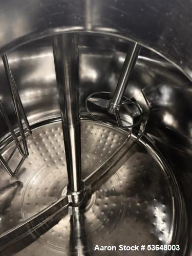Used 225 Gallon Holloway Precision 316L Stainless Steel Reactor