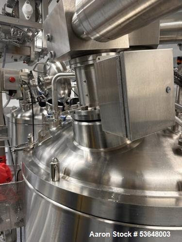 Used 225 Gallon Holloway Precision 316L Stainless Steel Reactor