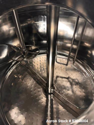 Used Holloway Precision 225 Gallon Reactor. 316L Stainless Steel