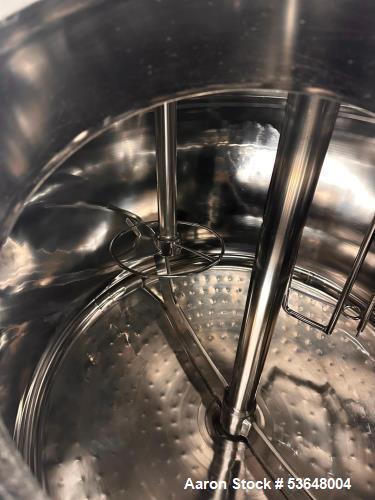 Used Holloway Precision 225 Gallon Reactor. 316L Stainless Steel