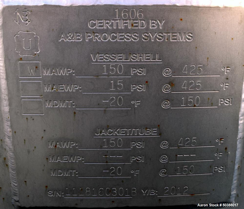 Used- A&B Process Systems Reactor