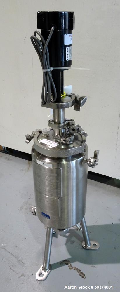 Used Allegheny Bradford 5 Liter Reactor, 1.32 Gallon, 316 Stainless Steel
