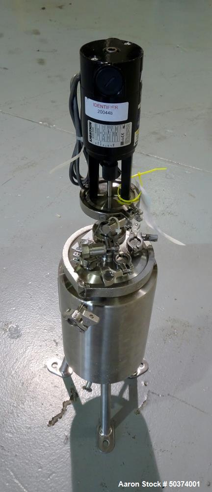 Used Allegheny Bradford 5 Liter Reactor, 1.32 Gallon, 316 Stainless Steel